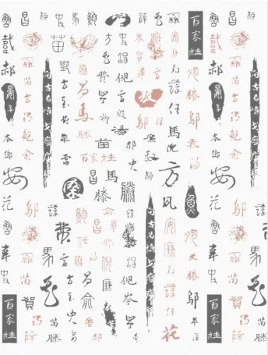 Nagelsticker - Aufkleber selbstklebend - Nail Sticker - rosegold schwarz Chinesische Zeichen